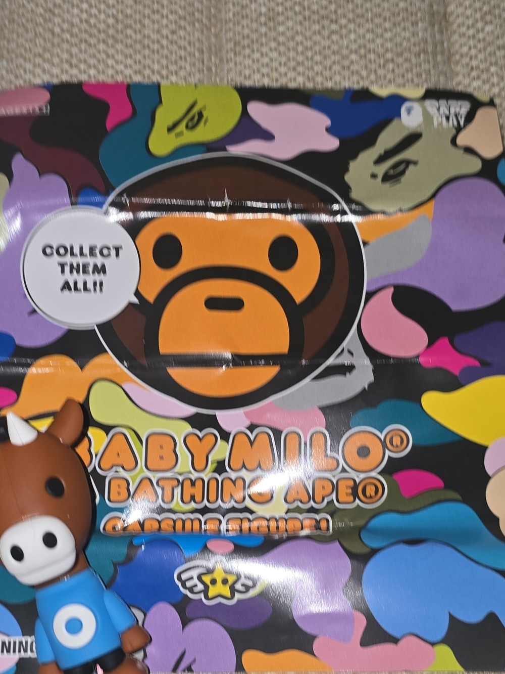 New and Confirmed-A Bathing Ape Baby Milo Capsule Figure Goat AUTHENTIC